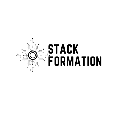 logo stack formation Noir
